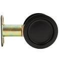thumbnail image 2 of Stone Harbor Hardware Round Pocket Door Lock, Passage Function, 2-3/4" Backset, Matte Black, 2 of 3