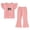 Pink 2, variant on BLTIBY Toddler Girls 2 Piece Outfits Cute Fashion Ruffle Sleeve Tank Top and Flare Pants Sets Beige 3-4 Years