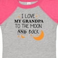 thumbnail image 4 of Inktastic I Love My Grandpa to the Moon and Back Boys or Girls Baby Bodysuit, 4 of 5