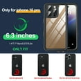 thumbnail image 6 of ANTSHARE For iPhone 16 Pro Case, Waterproof Built-in Screen Protector, [12 FT Military Drop Proof] [Full Body Shockproof] [Dustproof] [IP68 Underwater] Phone Case For iPhone 16 Pro 6.3''- Black, 6 of 6