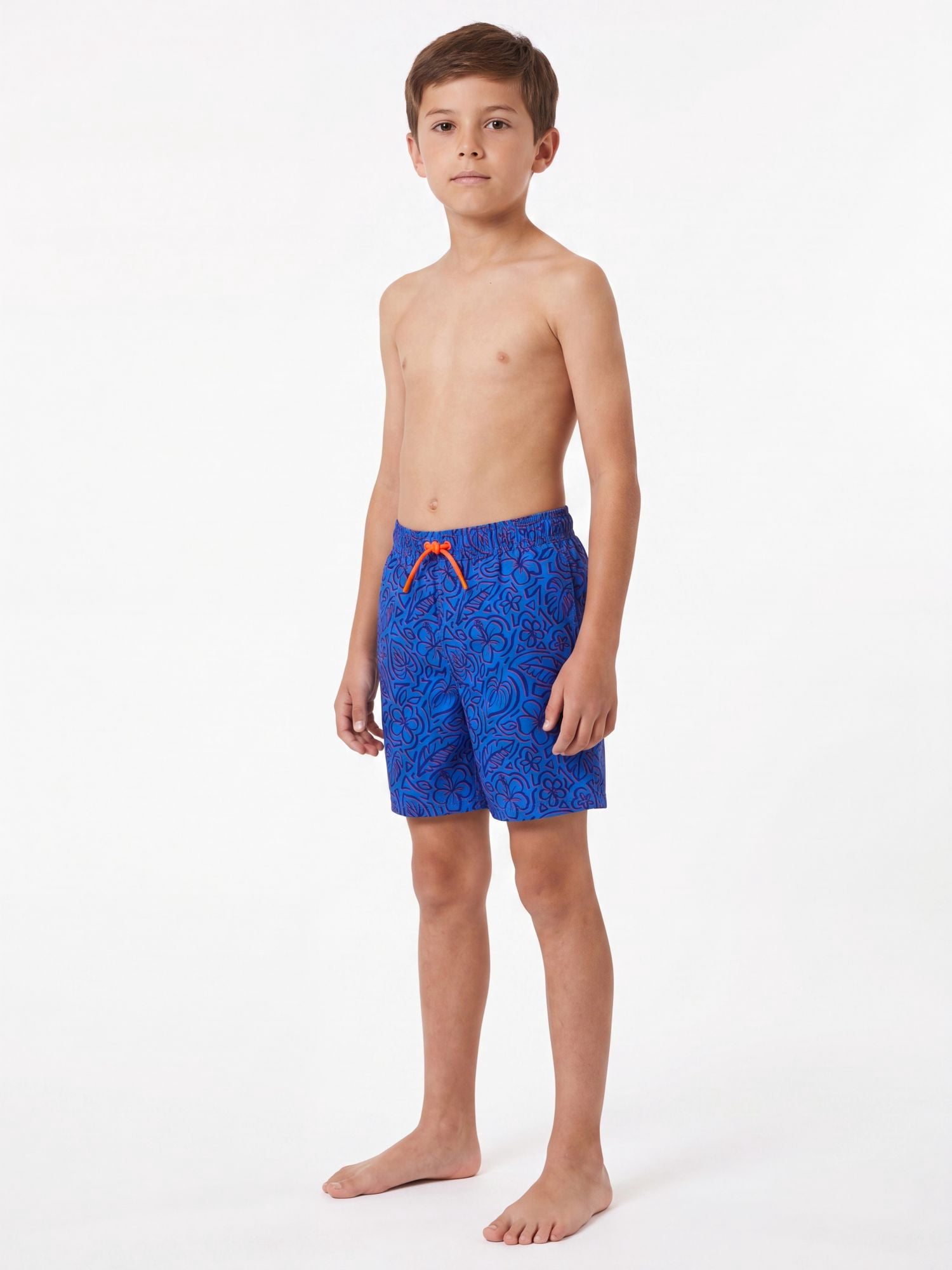 Ocean Gear Boys Solid 6 inch Swim Trunks , Sizes 4-18