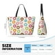 thumbnail image 4 of Fotbe Colorful Donuts Bolsa de Viaje para Playa - Resistente al Agua, Bolsa Tote de Gran Capacidad y Ligera con 7 Bolsillos para Mujeres y Hombres, 4 of 7