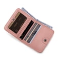 thumbnail image 3 of Wrangler Small Wallet Women Slim Thin Wallets Card Cases Money Organizer Minimalist Pocket Wallet with RFID Lining, Cow Pink, 3 of 7