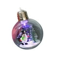 thumbnail image 2 of Christmas Ornaments Decoration Christmas New Lighted Transparent Christmas Ball foreign Trade Christmas Window Decoration Transparent Ball Shatterproof Festive Wedding Hanging Ornaments, 2 of 4