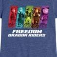 thumbnail image 3 of How to Train Your Dragon - Freedom Riders - Toddler & Youth Girls Short Sleeve Graphic T-Shirt, 3 of 5