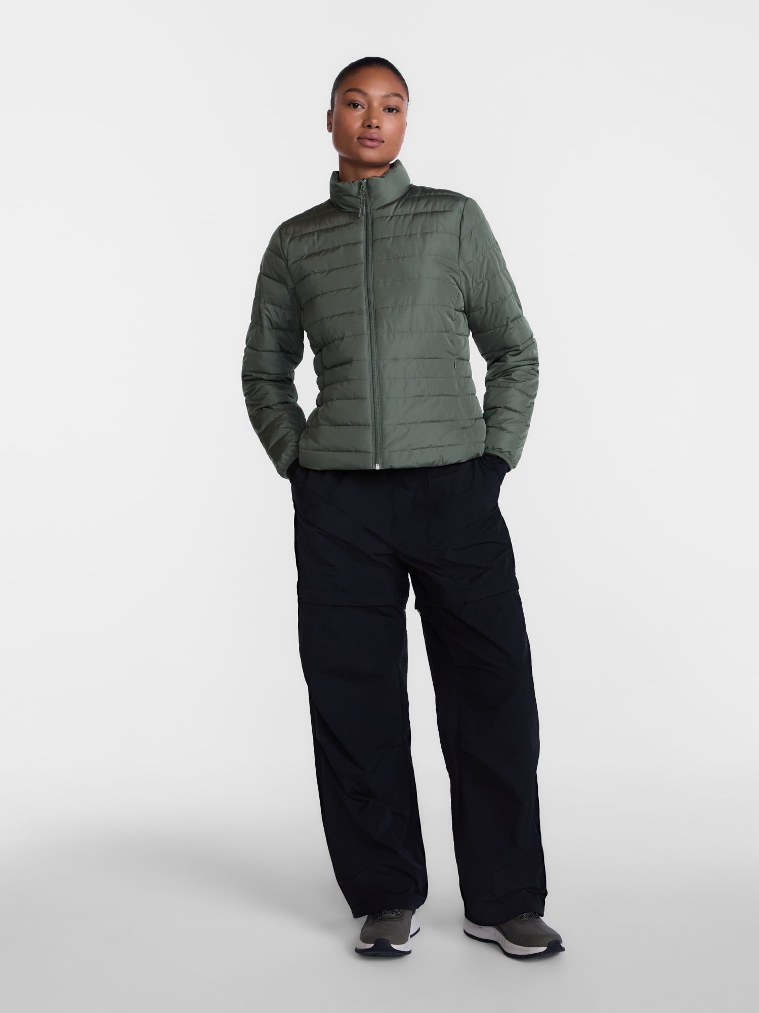 Ozark Trail Women's and Women's Plus Puffer Jacket, Sizes XS-3X