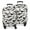 Gray Camo Shark, variant on Gray Camo Shark Silhouette Pattern Luggage Cover Fashion Suitcase Cover Baggage Covers Fit 25-28 Inch Luggage (Go Travel)