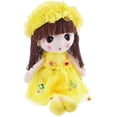 thumbnail image 1 of Kawaii Stuffed Soft Flower Girl Plush Toy Doll Girls Gift , 18 Inch ( Yellow ), 1 of 4
