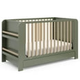 thumbnail image 6 of Graco Read-with-Me 4-in-1 Convertible Crib and Premium Crib & Toddler Mattress Bundle, Olive with Driftwood, 6 of 10