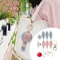 thumbnail image 6 of Milageto DIY Sewing Keychain Kit Colorful Car Key Chain Party Favors Bag Charm Making Blue and Pink, 6 of 8