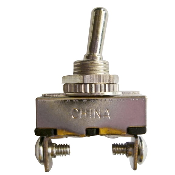 Autocraft Toggle Switch - 20 Amp (240 watts) - Metal bat with screw terminals, 1/pack, sold by pack