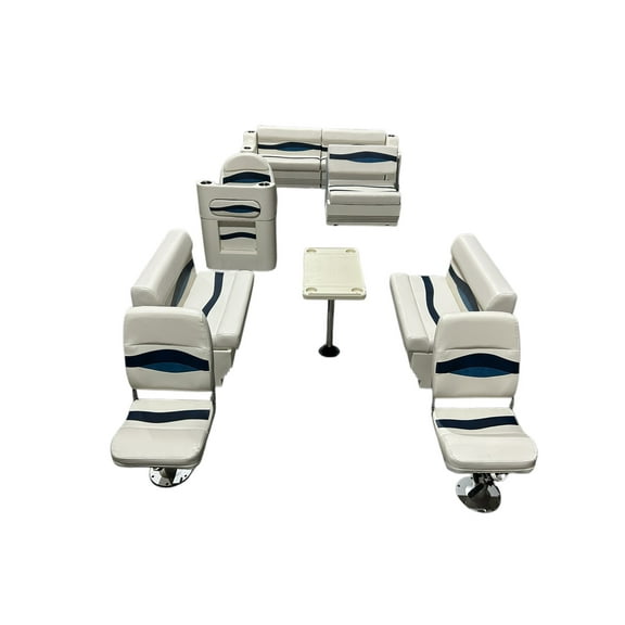 Horizon Manufacturing Elite Pontoon Furniture Set 17 PC Elite 016