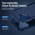 thumbnail image 4 of Feishell Case Fit for Apple iPhone 16 Plus,Military Grade Shockproof Protection Hybrid Armor Double Layer Hard PC + Soft TPU Drop Resistant Anti-Fingerprint Phone Cover,Blue, 4 of 6