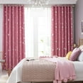 thumbnail image 6 of AUQ 2026 New Contemporary Pink Star Blackout Curtains,130Cm X 100Cm,Pink Curtains for Girls Room,Kids Curtains for Girls,Girls Curtains for Bedroom,Playroom,Nursery,Study,Home, 6 of 7