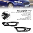 thumbnail image 2 of Pair Front Bumper Fog Light Lamp Cover Bezel Grill Fit for Ford Focus 2015-2017, 2 of 7