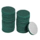 thumbnail image 1 of Uxcell 20 piezas de almohadillas de fregado 180 granos 4" cepillo de taladro de potencia disco de acondicionamiento de superficie de gancho y bucle, verde, 1 of 6