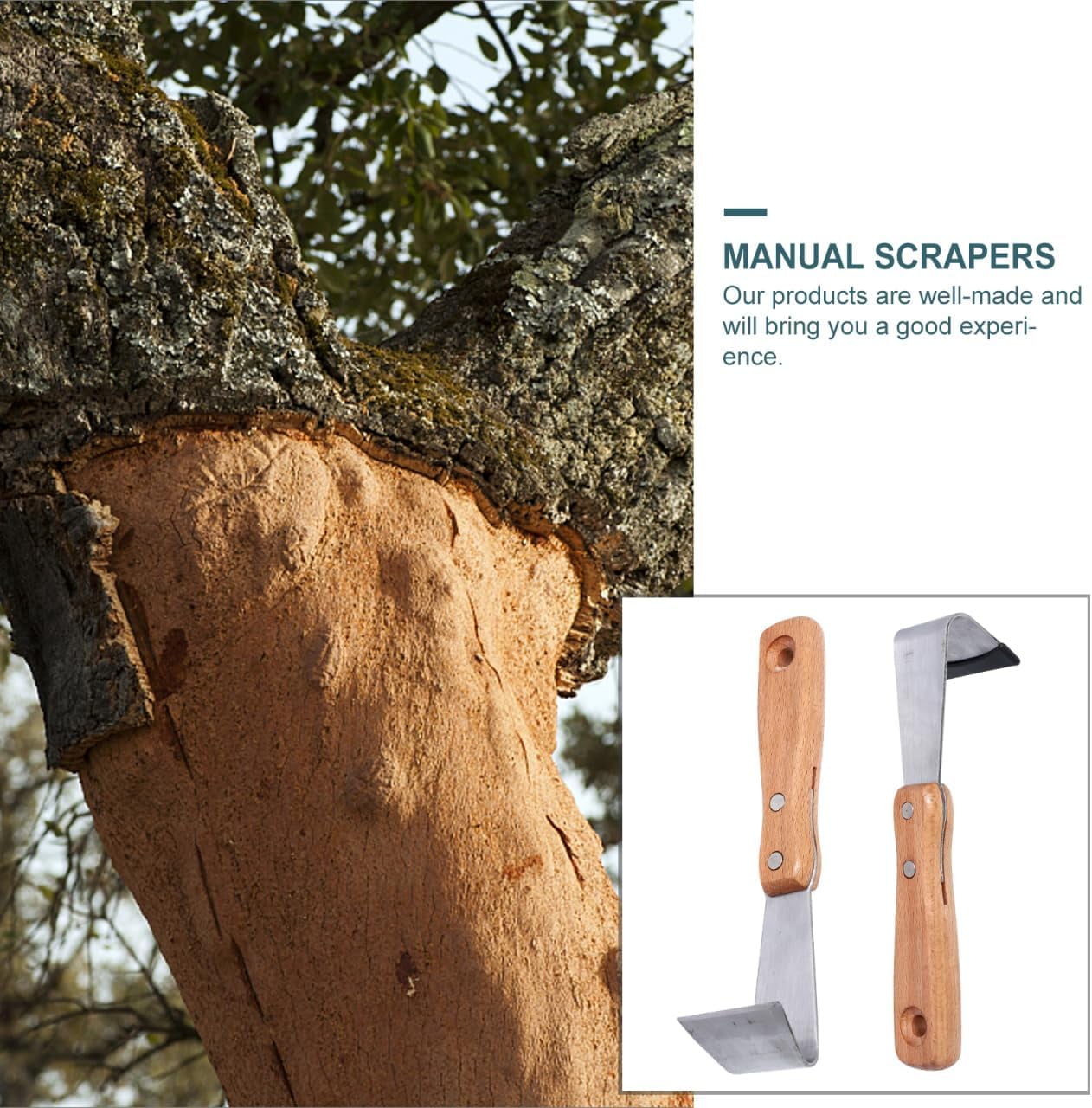CATPAN 2pcs Bark Spud Debarking Tool Log Peeler Bark Removal Tool Crack Weeder for Patio Lawn Yard Woodworking Hand Tool