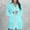 Blue, variant on ZJXFGS Button Down Shirt Jackets for Women Basic Work Office Casual Tops Women Long Sleeve Plain Tops Plus Size Shirts Blouses Tops Black L