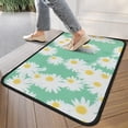 thumbnail image 4 of Green Daisy Flower Yellow Centers Pattern Door Rugs,Washable Non Slip Door Mats Indoor,Decorative Door Mats,Entry Mat Indoor for Entrance,Bedroom,Kitchen,Bathroom,30"x17", 4 of 6