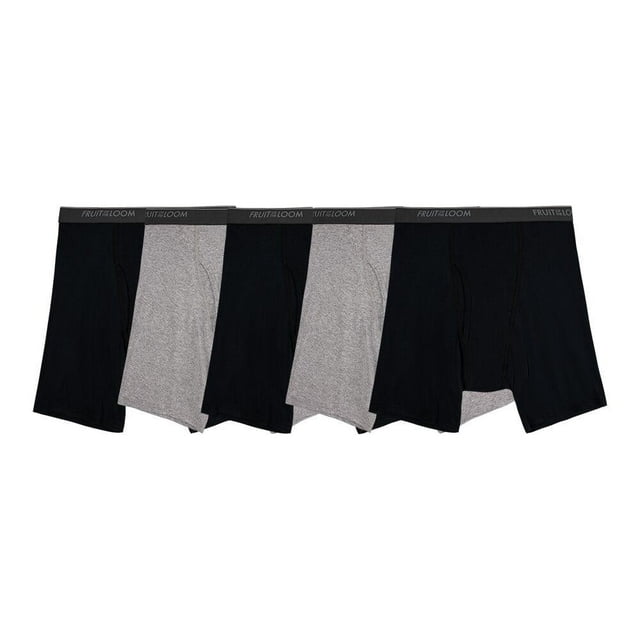 Bóxer Fruit of the Loom para Hombre, Ajustado, Multicolor, Super Value 5 Piezas, Talla G