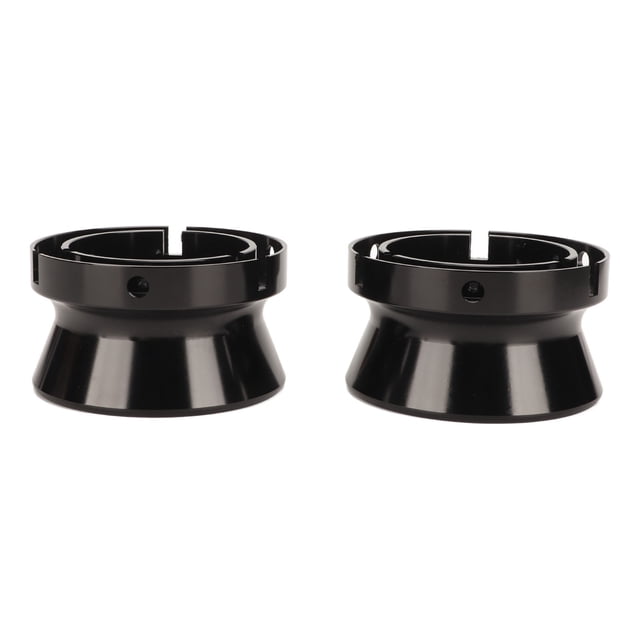 NAB Hub Adapters, 10 Inch Opener Black Polished Universal Loading Device Aluminum Alloy 2Pcs For Reel To Reel Tape Recorders