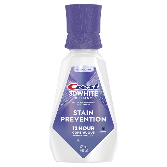 Enjuague bucal Crest 3D White Brilliance 473 ml sin alcohol