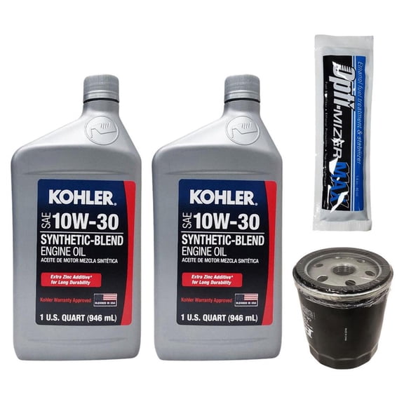 Proven Part Oil Filter Fuel Treatment 2 Quarts 10W30 Oil Fits Kohler 52-050-02-S