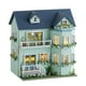 thumbnail image 3 of Casas de muñecas DIY con muebles, rompecabezas 3D ligero, casa de muñecas, juguete hecho a mano, juguete educativo para adolescentes, 3 of 9