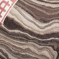 thumbnail image 6 of SAFAVIEH Metro Frances Abstract Area Rug, Brown/Ivory, 6' x 6' Round, 6 of 10