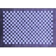 thumbnail image 1 of Ahgly Company Machine Washable Indoor Rectangle Checkered Blue Modern Area Rugs, 5' x 8', 1 of 4