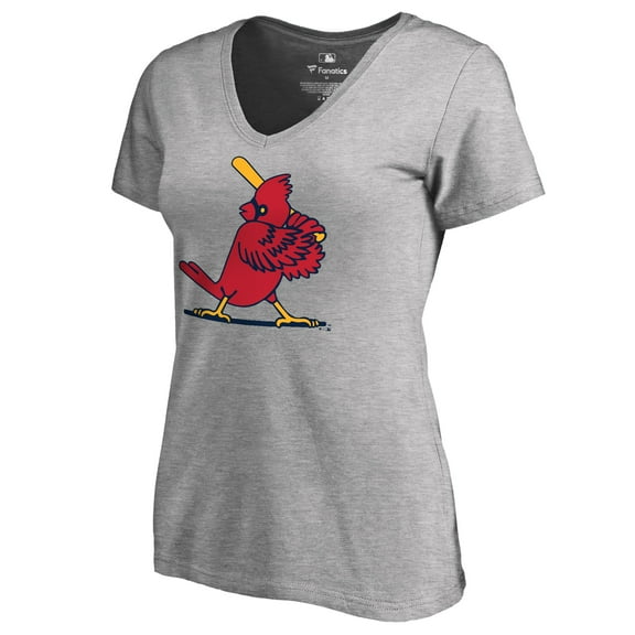 Women's Ash St. Louis Cardinals Cooperstown Collection Forbes T-Shirt