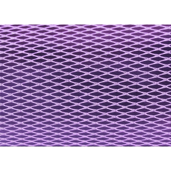 Ahgly Company Indoor Rectangle Patterned Violet Purple Area Rugs, 7' x 10'