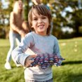 thumbnail image 4 of WASHWEPE 1 Set Flying Disc Launcher Toy for Outdoor Play Toys Dark Blue Fabric, 4 of 8