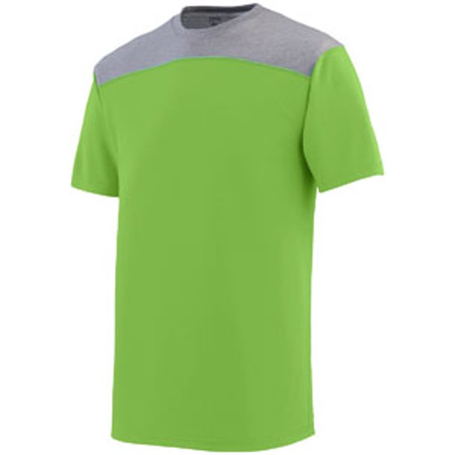 3056 AG CAMISETA CHALLENGE JUVENIL LIMA/ GRPHT HTHR S Ropa deportiva Augusta 3056