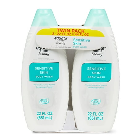 equate sensitive wash oz skin pack fl body walmart