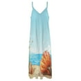 thumbnail image 3 of Seashell On The Beach Sleeveless Dress Woman Fashion Long Dresses Women's Summer Suit Dress Summer 2025 Women, 3 of 6