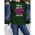 thumbnail image 2 of Awesome Dentist Looks Like Sweatshirt Women -Smartprints Designs, Female x-Large, 2 of 4