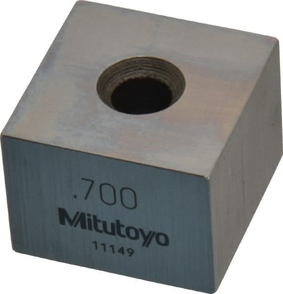 Mitutoyo 0.7" Steel Gage Block Accuracy Grade 0, Certificate of