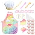 thumbnail image 1 of Juego de juguetes de cocina perfke Delantales de Utensilios de cocina para niños, 1 of 6