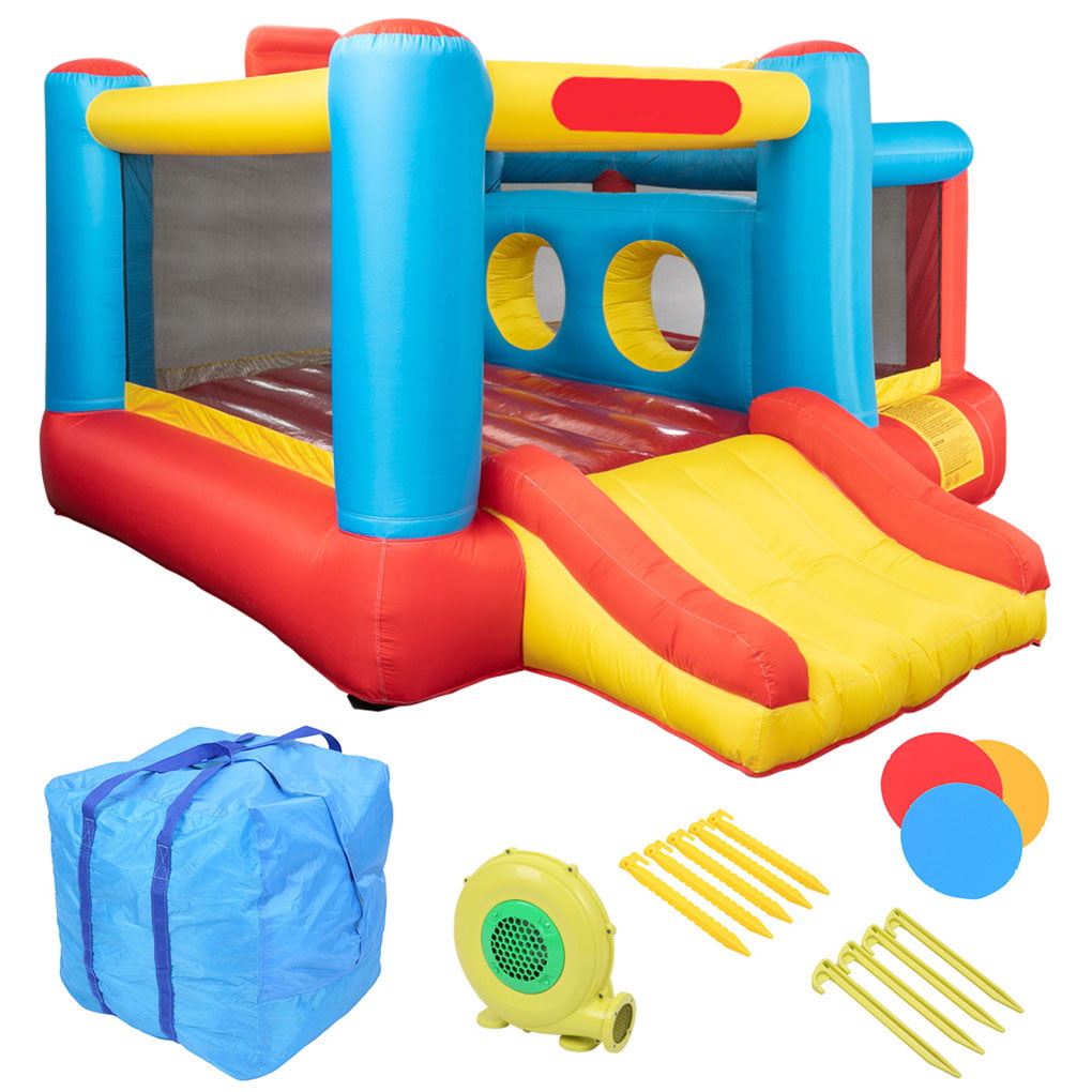 Bouncy Castle Slide Soft Play Kids Bouncy Castle Inflatable Blower Included 