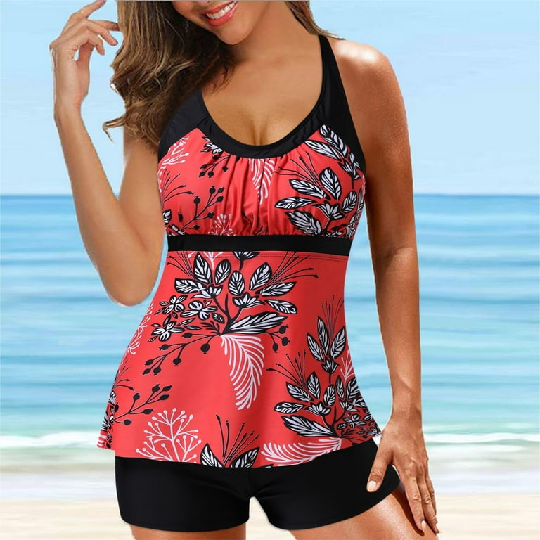 Womens swimming hotsell costumes with shorts