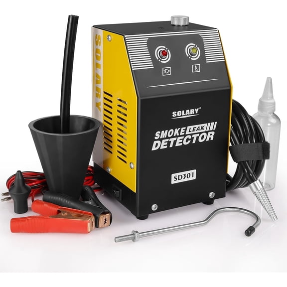 Automotive Smoke Machine Leak Detector - 12V DC EVAP Vacuum Diagnostic Tester for Pipe System