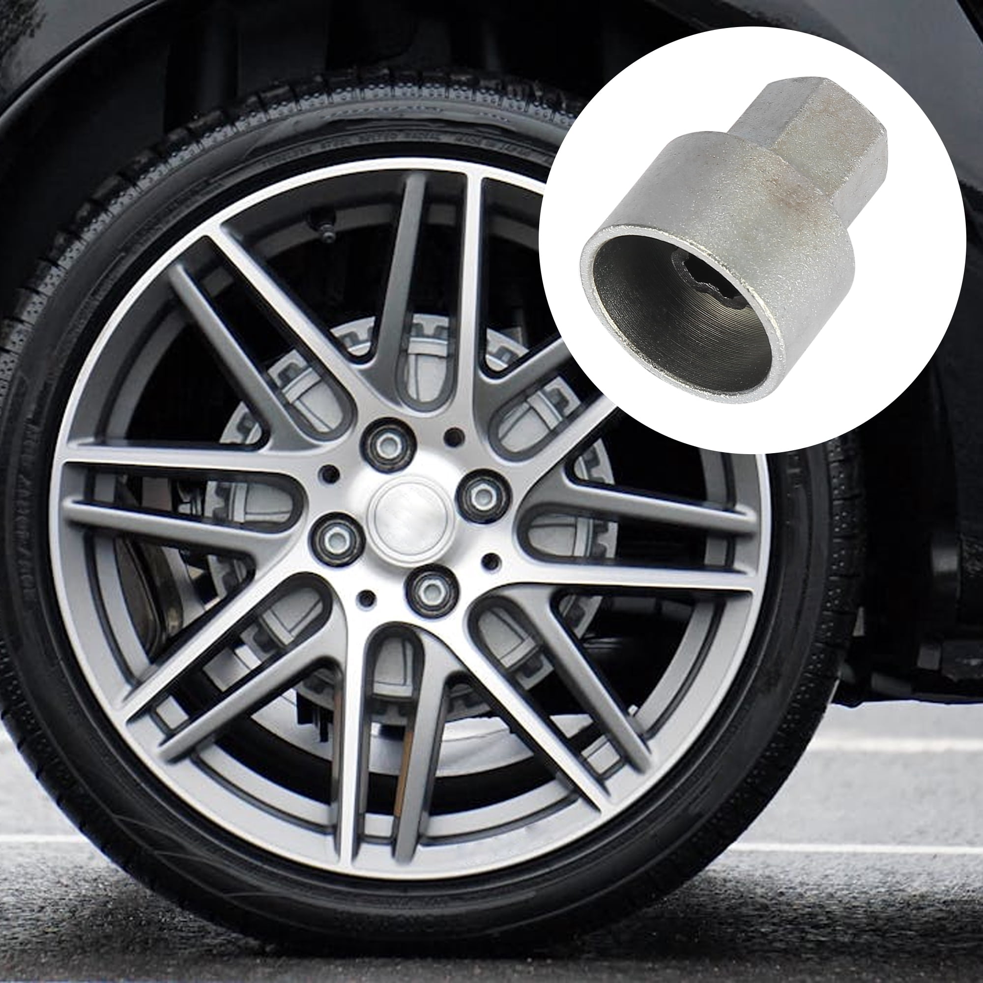 Unique Bargains Car Wheel Lock Lug Nut Anti-Theft Key for BMW 3 5 7 Series 058