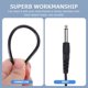 thumbnail image 1 of unbranded 2Ud Cable Para Guitarra Negro Con Conectores 6.35mm Duradero Para Audio Y Conexión De Altavoces, 1 of 8