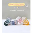 thumbnail image 3 of Kids Cotton Grip Socks - Anti-Skid Indoor for Toddlers Children | Non-Slip Breathable Comfortable and All-Season, 3 of 6