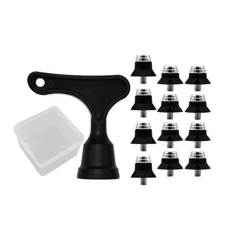 SIEYIO 12Pcs Football Spikes Nails Screw Cleat Football Stud Replacement Soccer Cleats