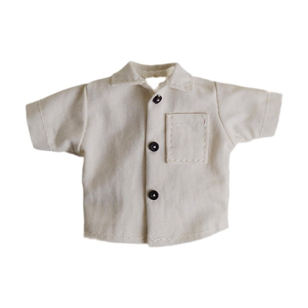 Muñeca miniatura 1/12 con cuerpo de camiseta, regalo versátil, juguete de moda, elegante, decoración Caqui
