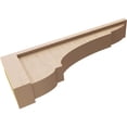 thumbnail image 6 of 4"W x 24"D x 8"H Thin Bryant Rough Cedar Woodgrain TimberThane Corbel, Primed Tan, 6 of 6