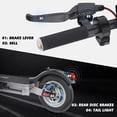 thumbnail image 5 of 10 inch Solid Tires Electric Scooter 500W 12.5AH Max 22 mph & 22 Miles iENYRID M1 Kick Scooter, 5 of 15