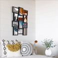 thumbnail image 4 of Decorative Modern Wall Mounted Multi Photo Frame Collage Picture Holder for 12 Pictures 4 x 6 Inch, Black, 4 of 7